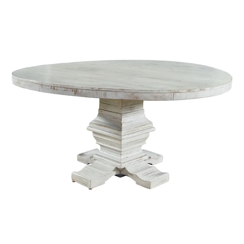 Condesa White Round Dining Table