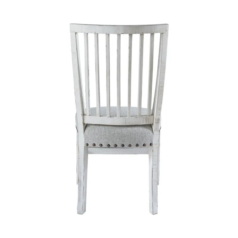 Condesa White Wing Slat Back Side Chair (2 pcs per Carton)