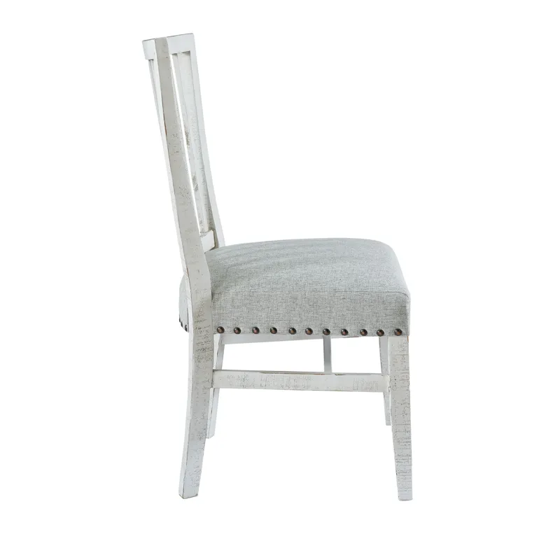 Condesa White Wing Slat Back Side Chair (2 pcs per Carton)