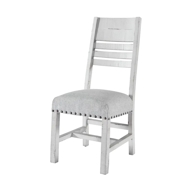 Condesa White Wooden Back Side Chair (2 PER PACK)