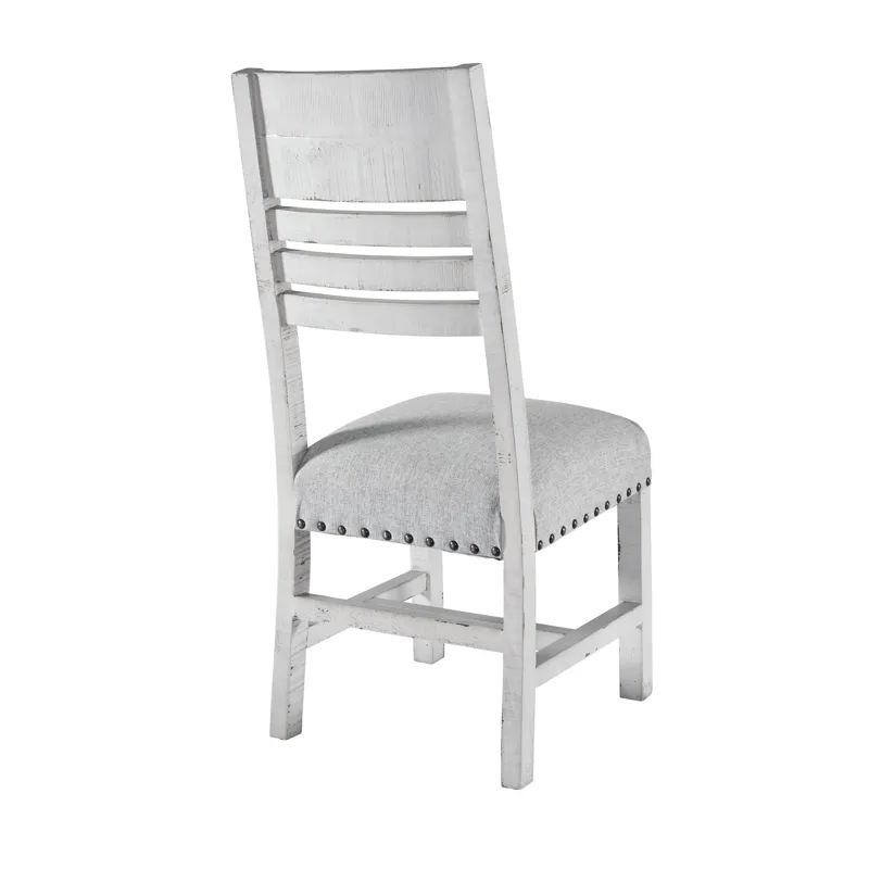 Condesa White Wooden Back Side Chair (2 PER PACK)