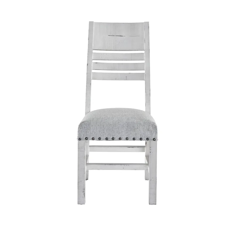 Condesa White Wooden Back Side Chair (2 PER PACK)