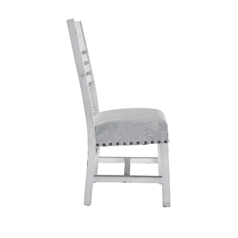 Condesa White Wooden Back Side Chair (2 PER PACK)