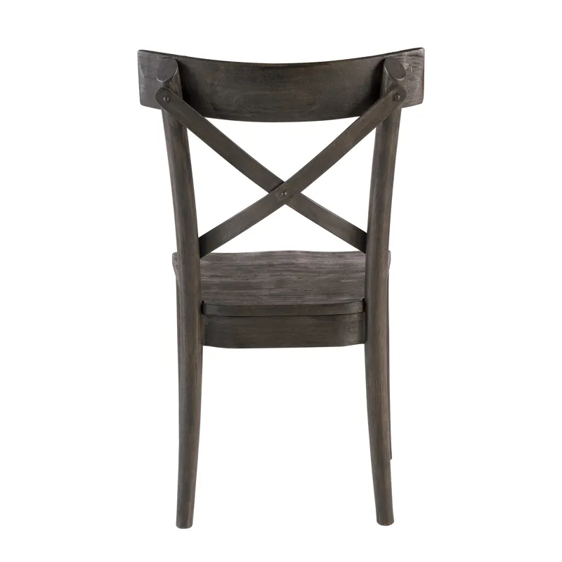 (D210-43C) Coronado- Side Chair (2/Ctn)- Chocolate
