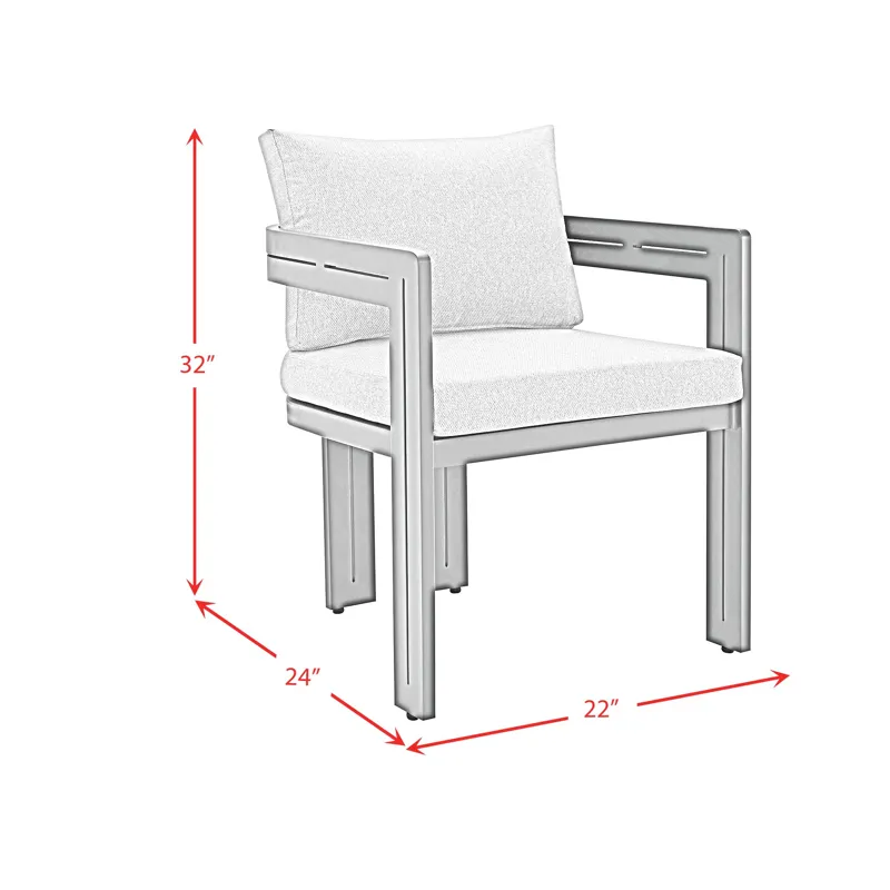 Costa Dining Side Chair - Black and Soluction Beige (2 Per Carton)