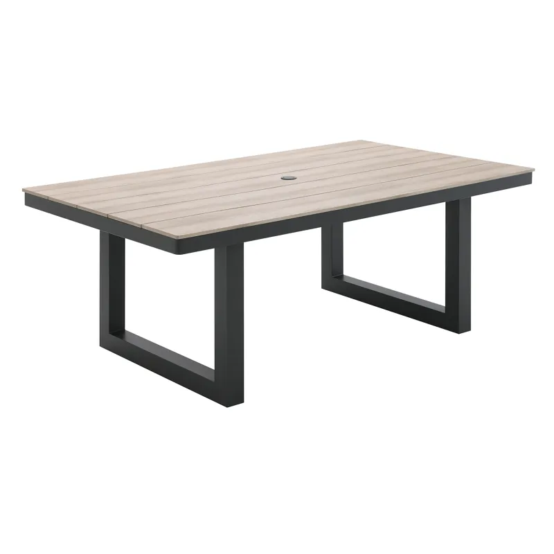Costa Dining Table - Black and Tan