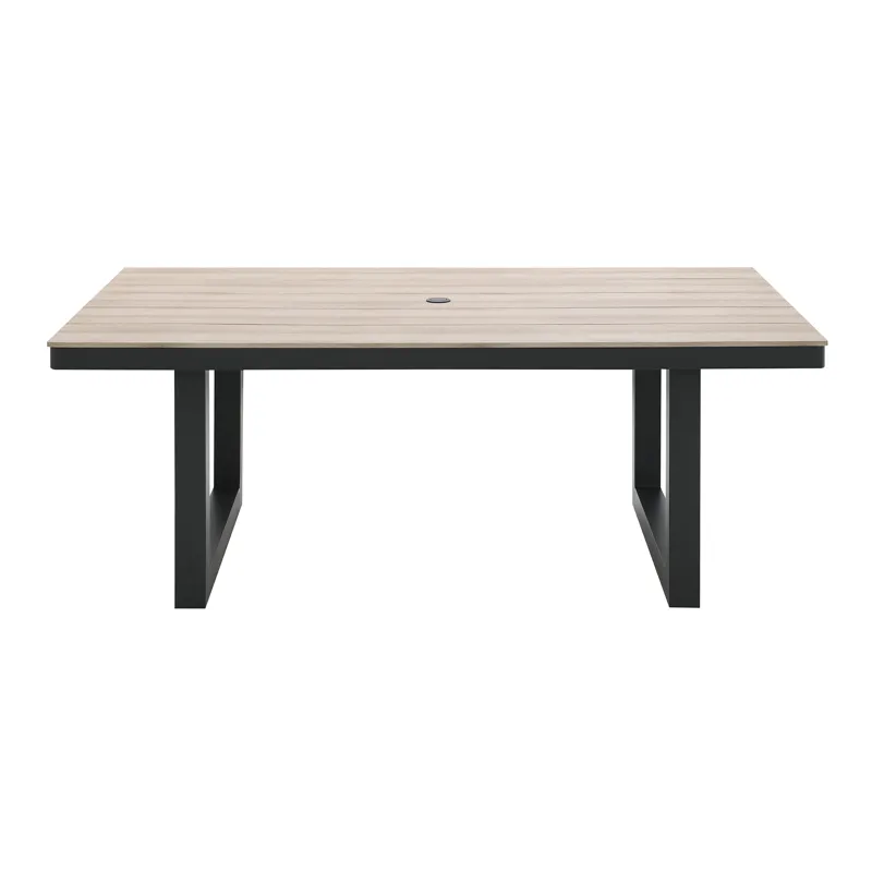 Costa Dining Table - Black and Tan