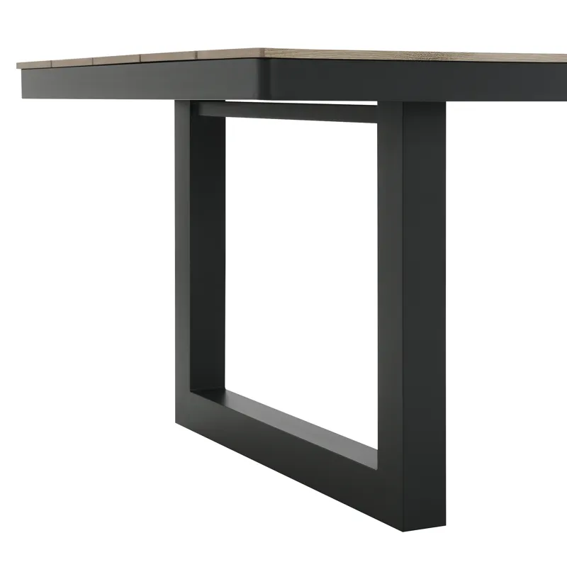 Costa Dining Table - Black and Tan