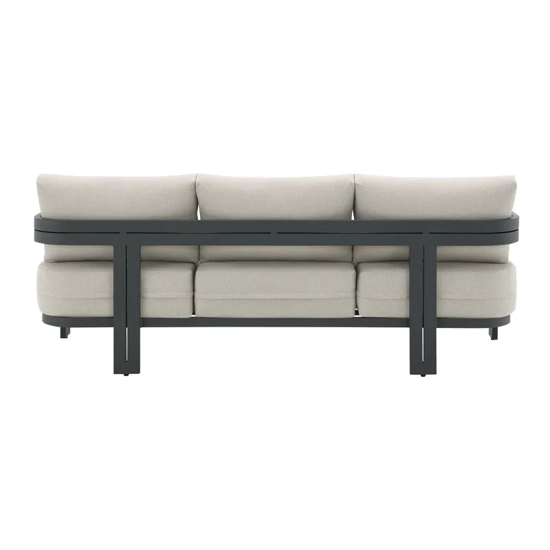 Costa Sofa - Black and Soluction Beige
