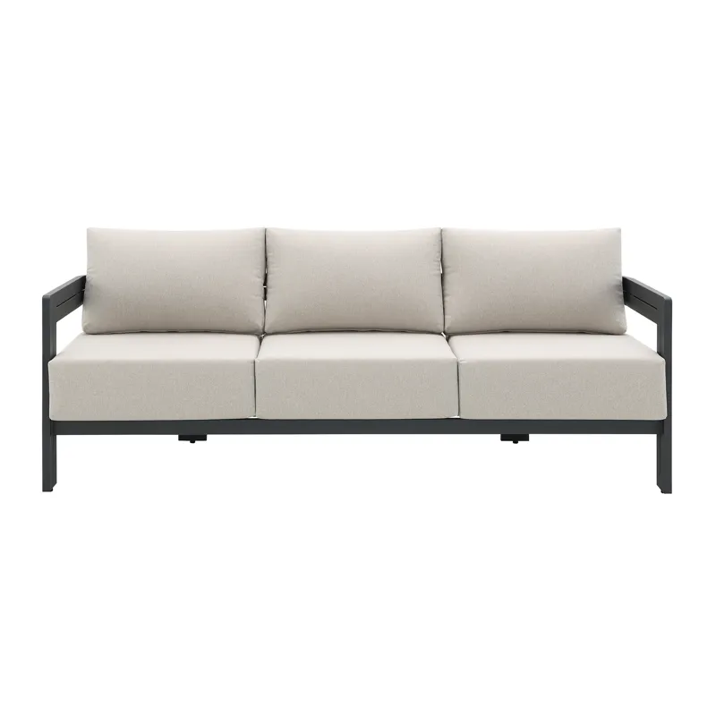 Costa Sofa - Black and Soluction Beige