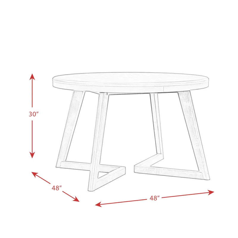 Cross Round Dining Table