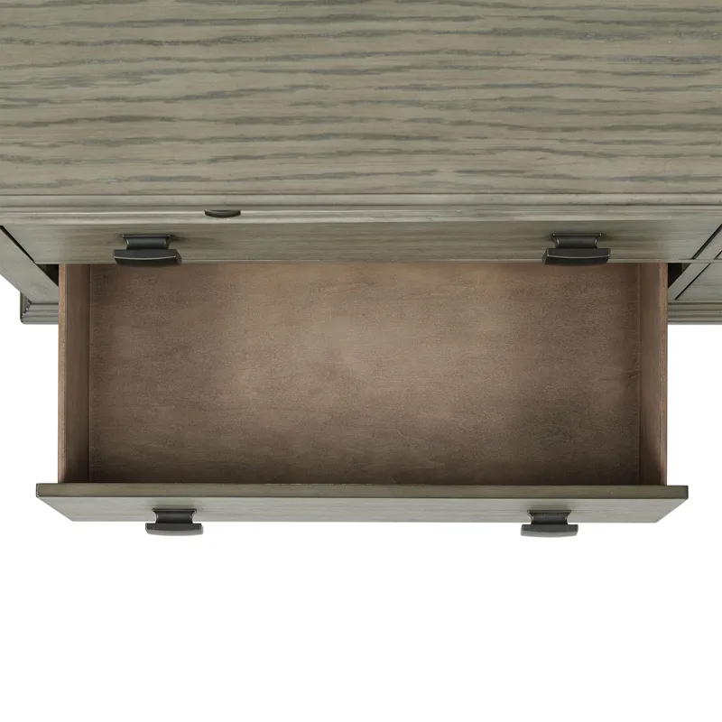 Crawford Dresser & Mirror Set Grey