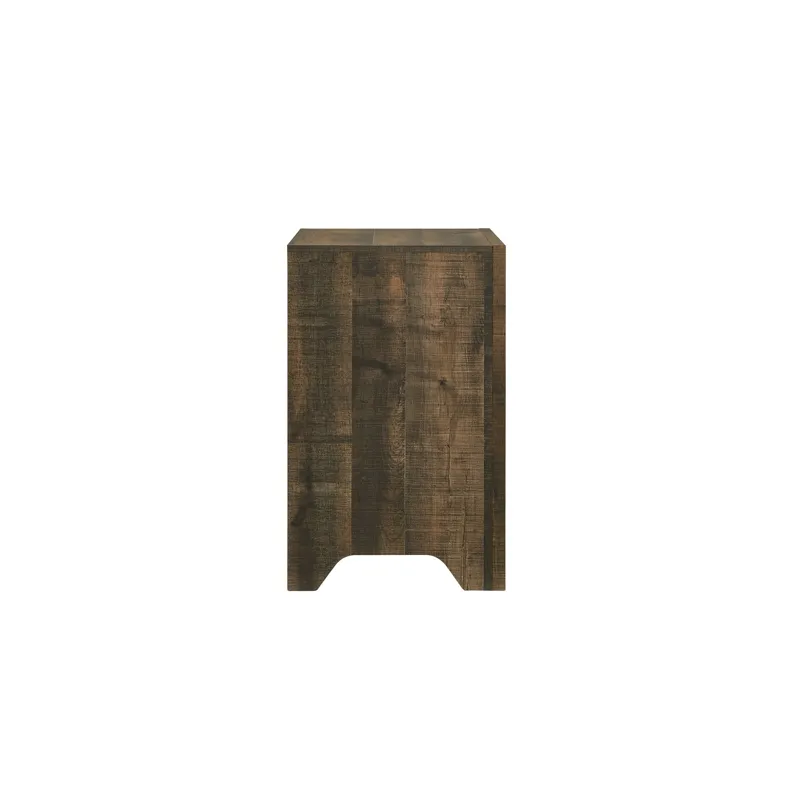 Dallas Nightstand Rustic Brown