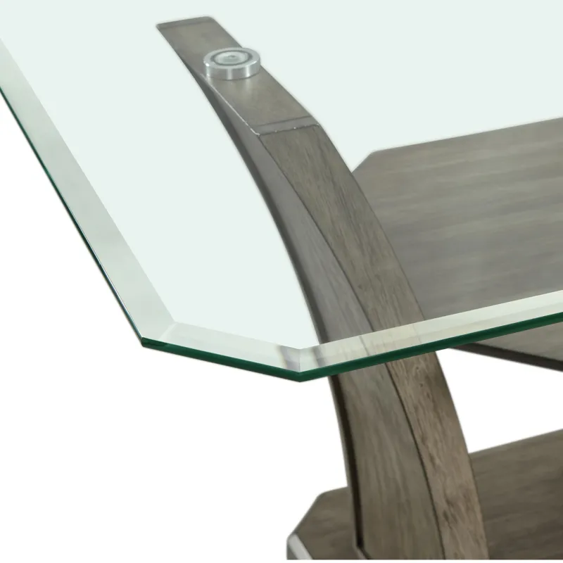 Dapper Grey Rectangular Counter Table