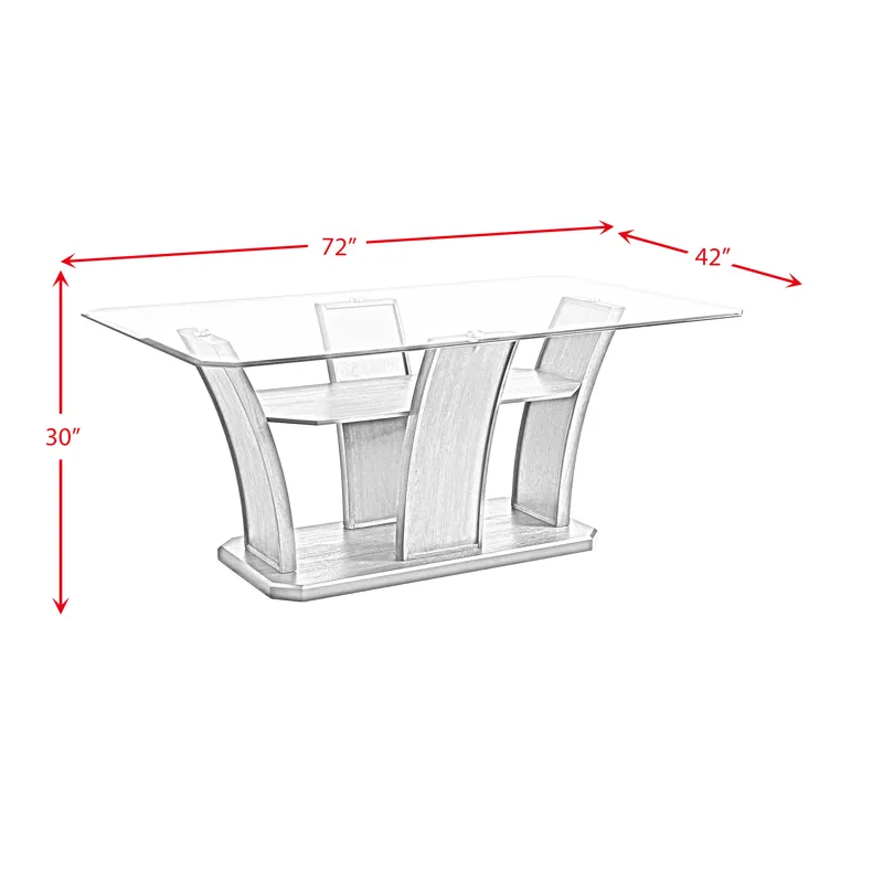 Dapper Rectangular Standard Dining Table