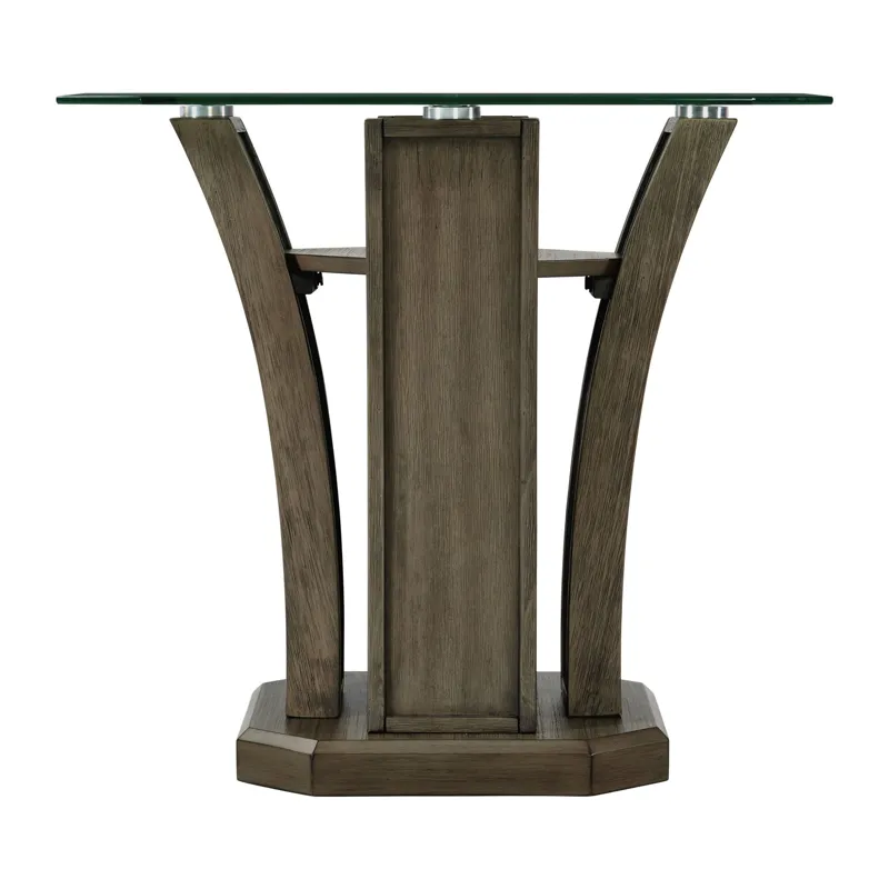 Dapper Square End Table Grey