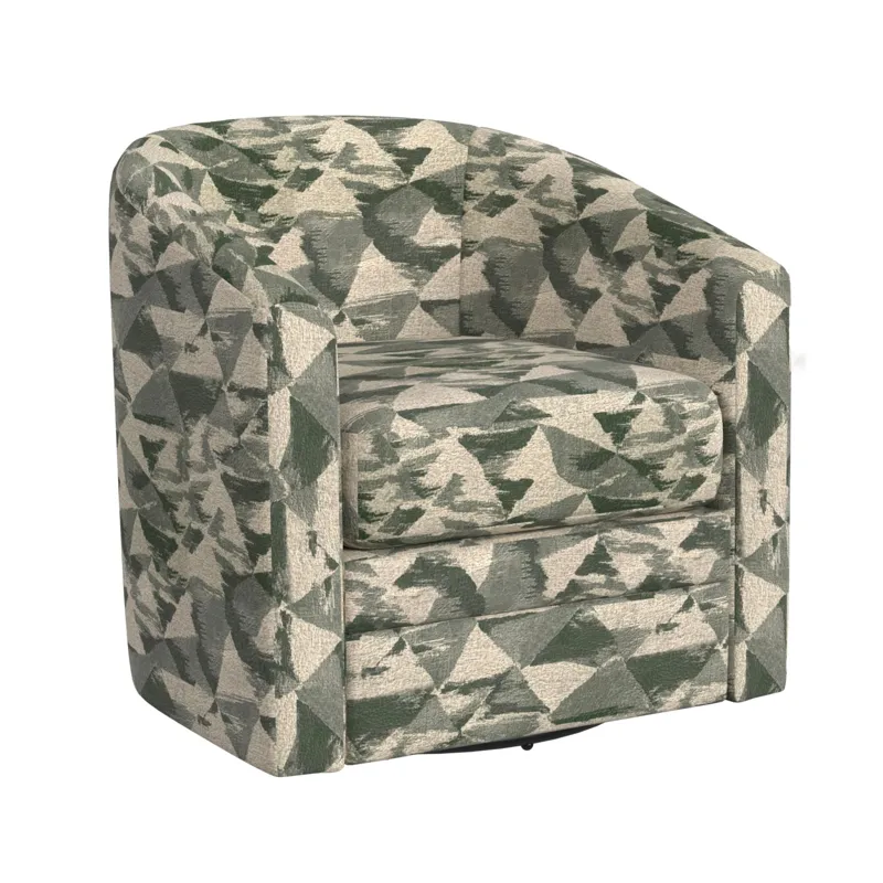 Decatur Swivel Chair in JW Teal