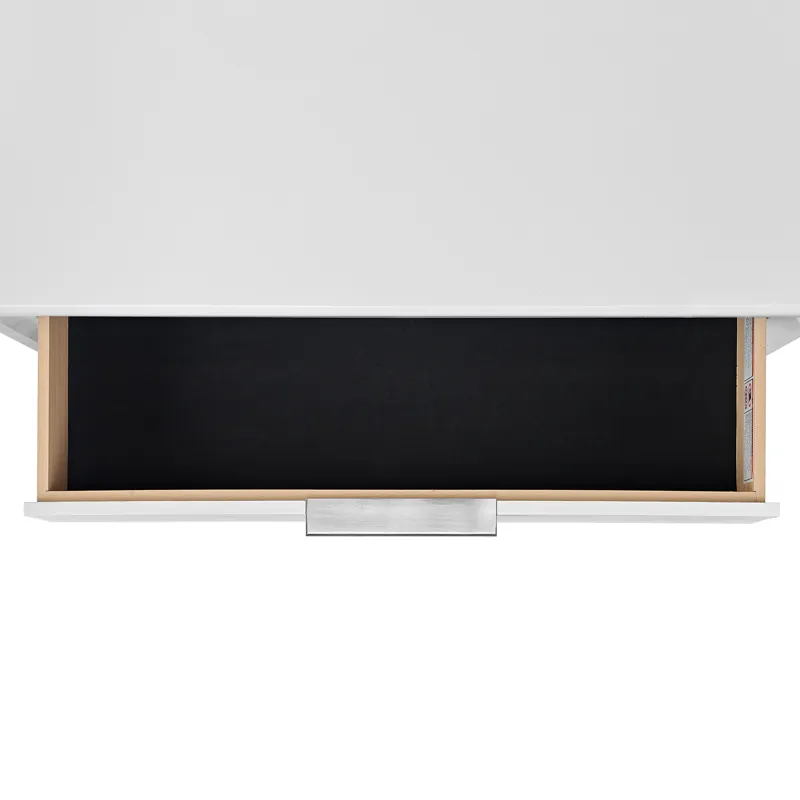 Denmark Dresser and Mirror Set in White
