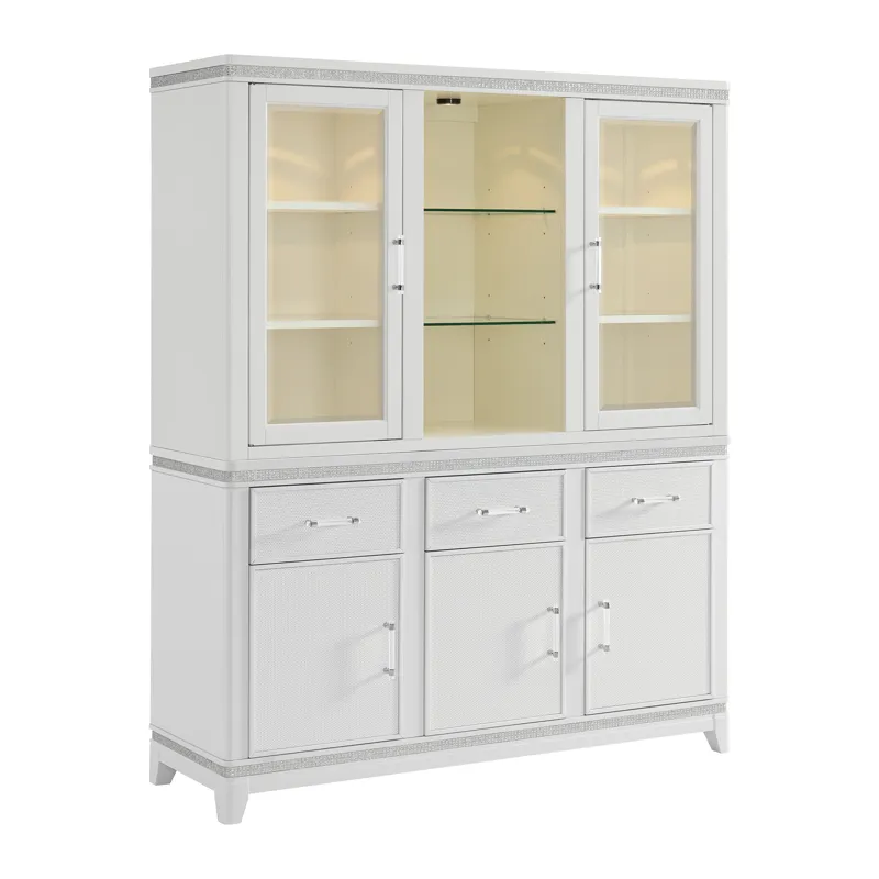 Diedra Hutch in White