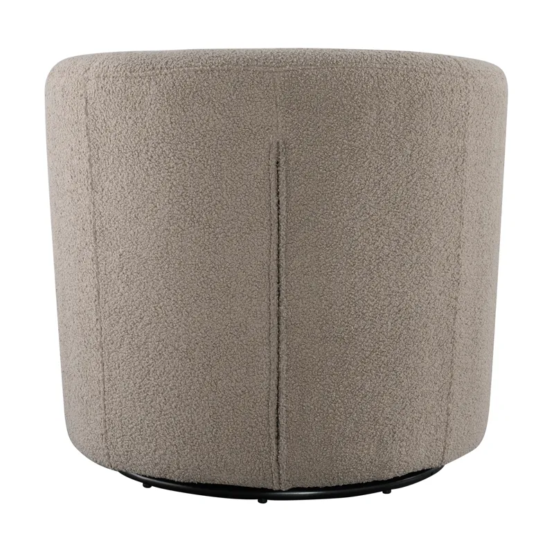 Dior Swivel Chair in Feather Tan