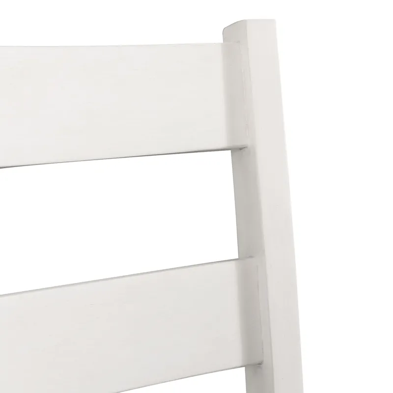 Martin 6 Pc Dining set (Table+ 4 + Bench) (Dark Brown Top - White Base)