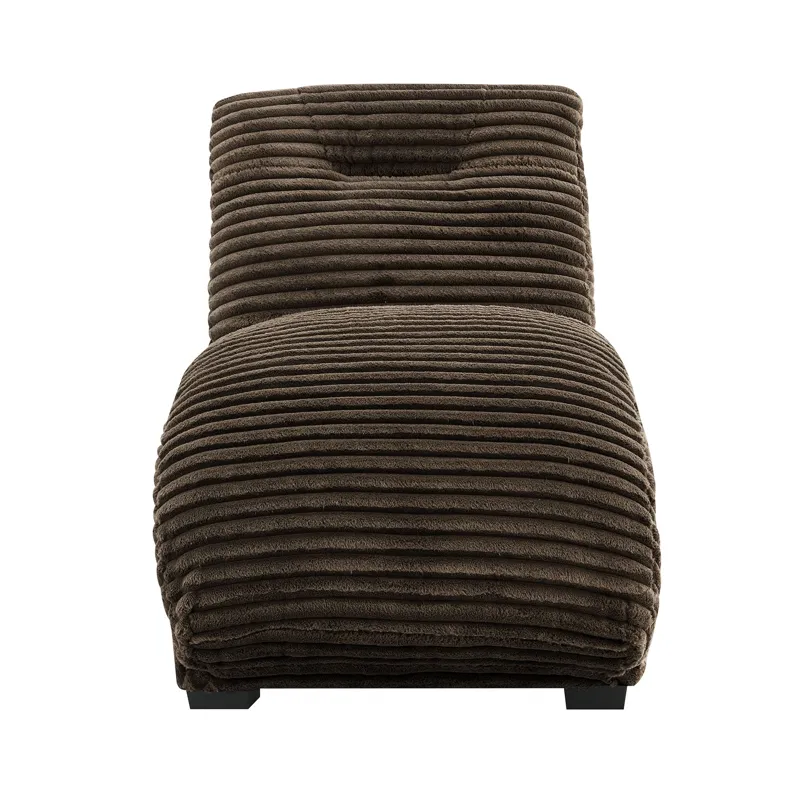 Dominick II Chaise in Masis Espresso
