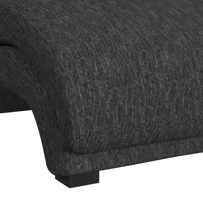 Dominick II Chaise in Zaftag Ebony
