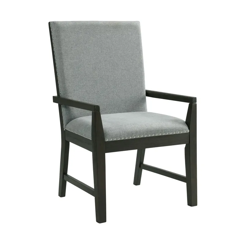 Donovan Upholstery Arm Chair Dark (2 Per Pack)