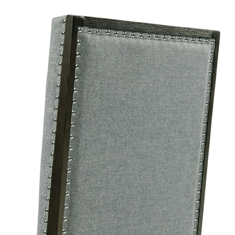 Donovan Upholstery Arm Chair Dark (2 Per Pack)