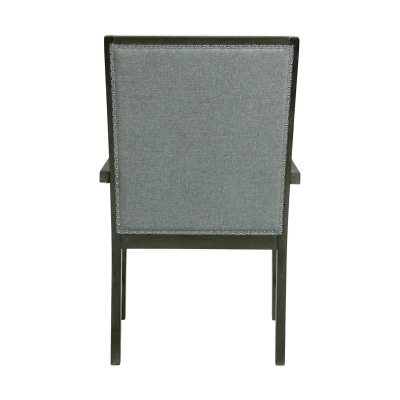 Donovan Upholstery Arm Chair Dark (2 Per Pack)