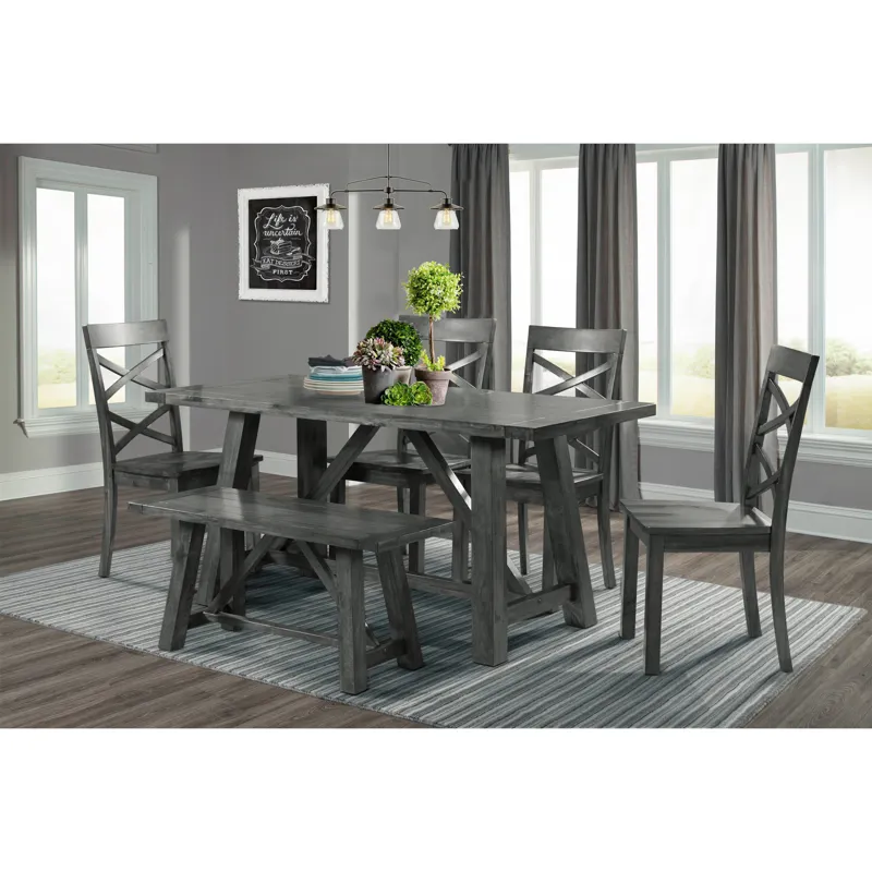 Renegade 6pc Dining Set Grey