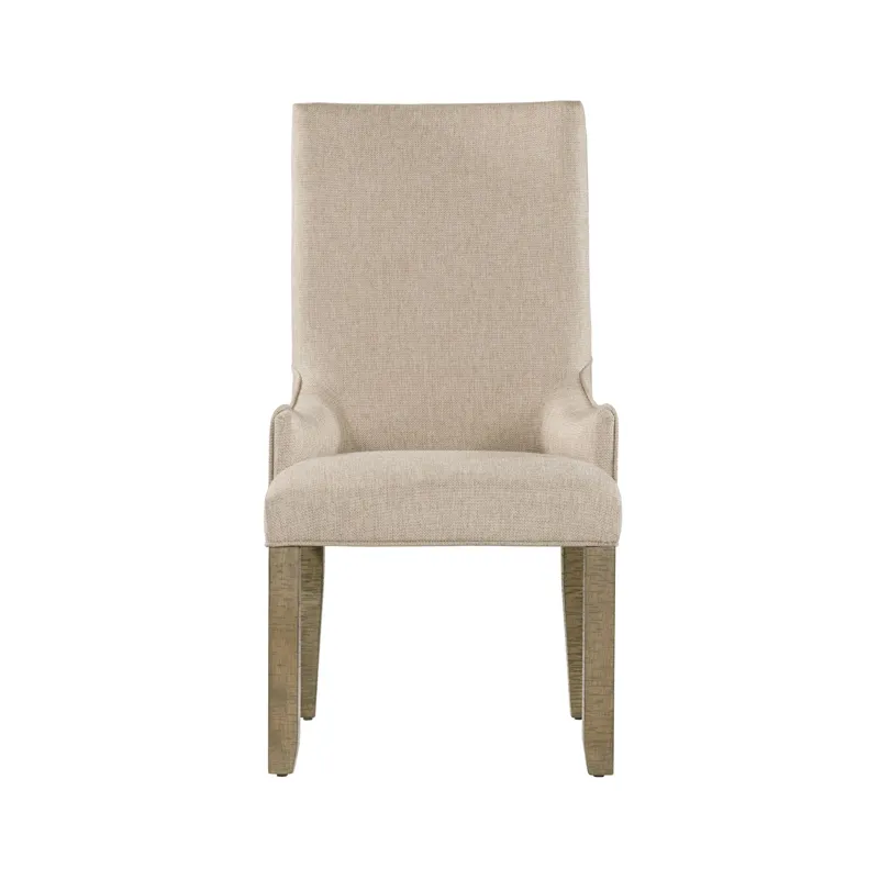 Stone Parson Arm Chair Gray Finish (2 Per Pack)