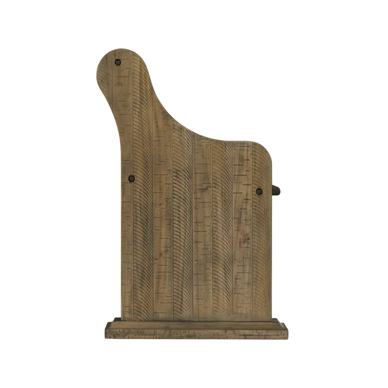 Stone Pew Bench Gray Finish
