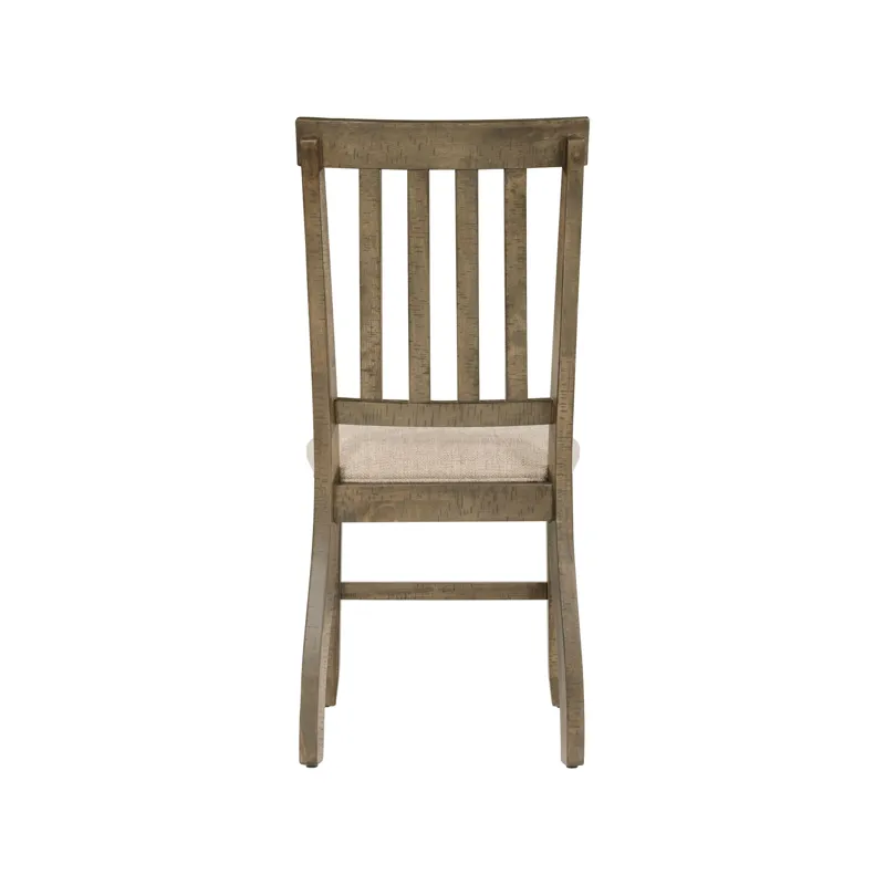 Stone Side Chair Gray Finish (2 Per Pack)