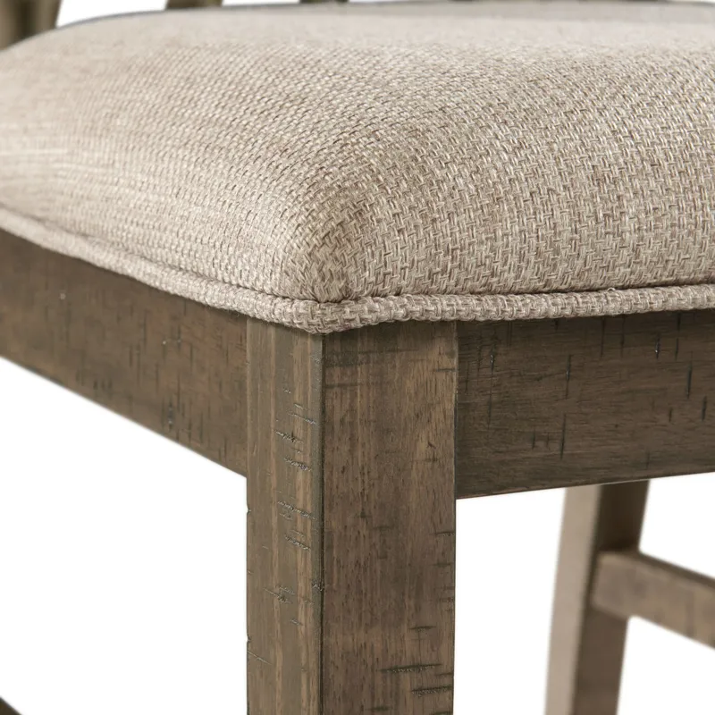 Stone Side Chair Gray Finish (2 Per Pack)