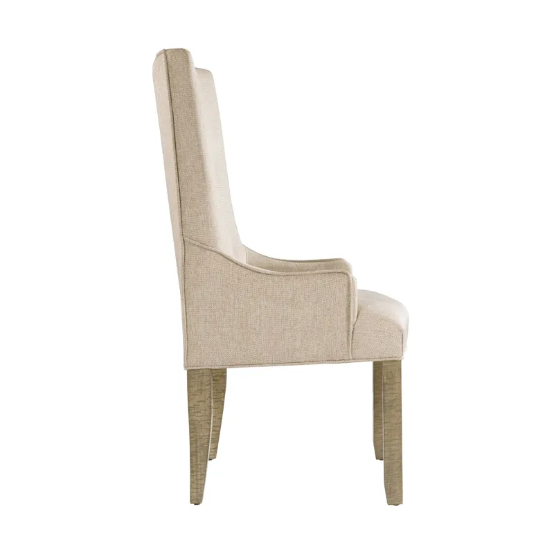 Stone Parson Arm Chair Gray Finish (2 Per Pack)