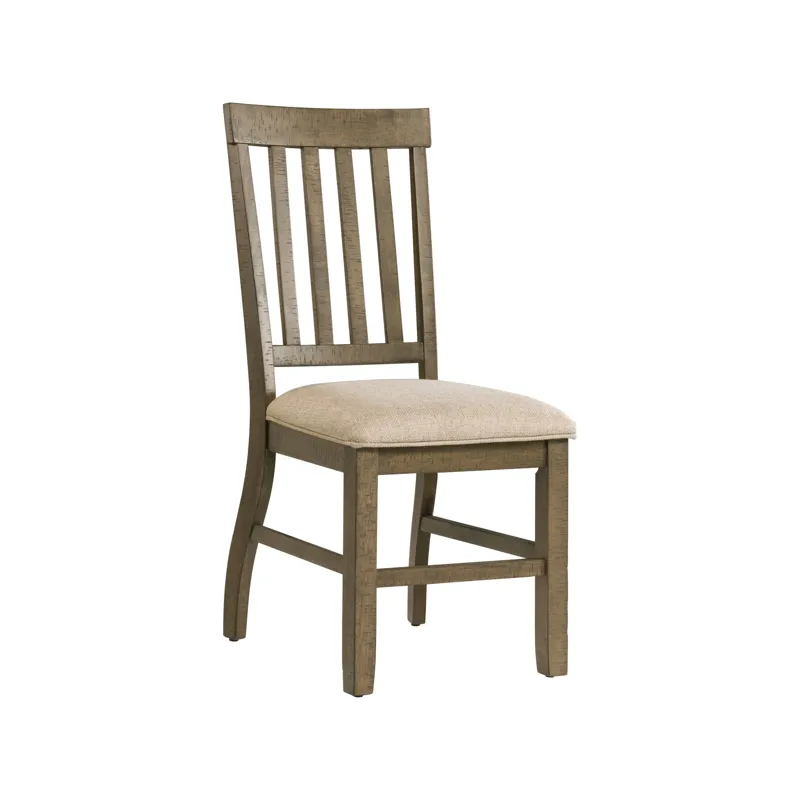 Stone Side Chair Gray Finish (2 Per Pack)
