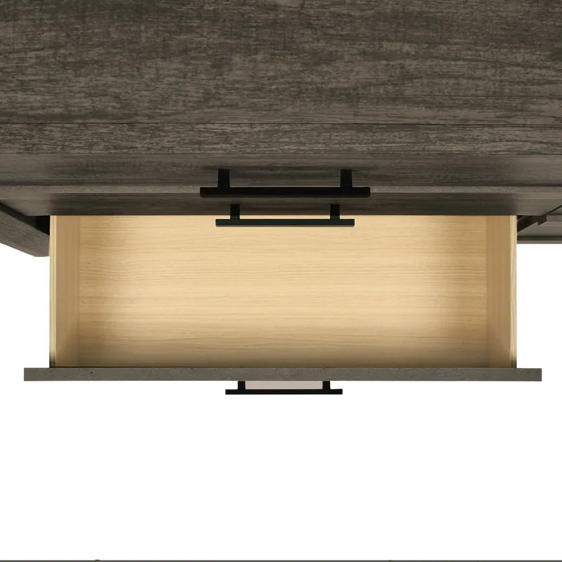 Eleanor Dresser & Mirror Set in Mocha Grey