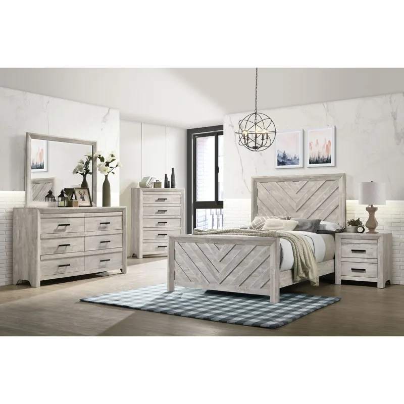 Eleanor Full Bed in White