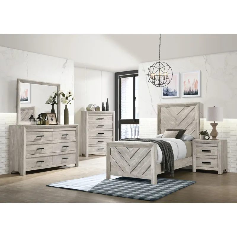 Eleanor Twin Bed in White