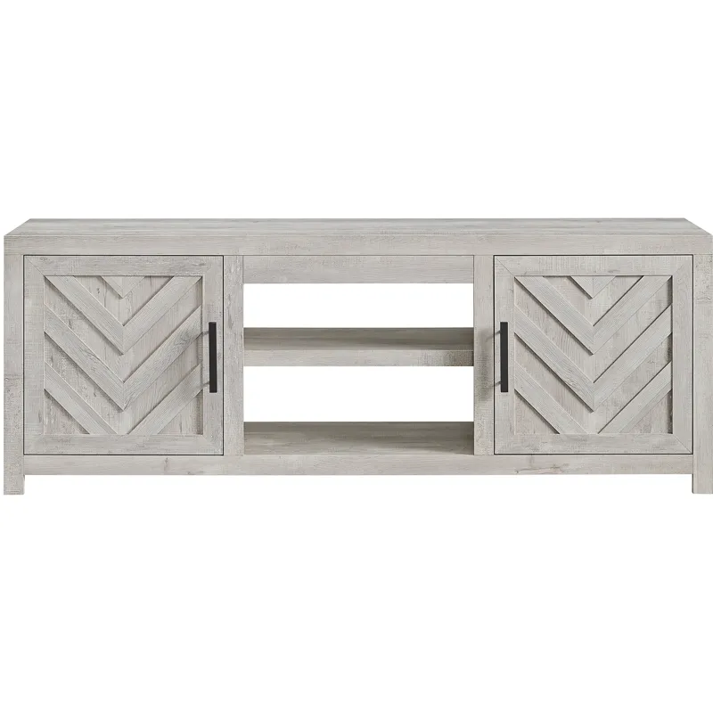 Eleanor 71" TV Console without Fireplace Insert in White