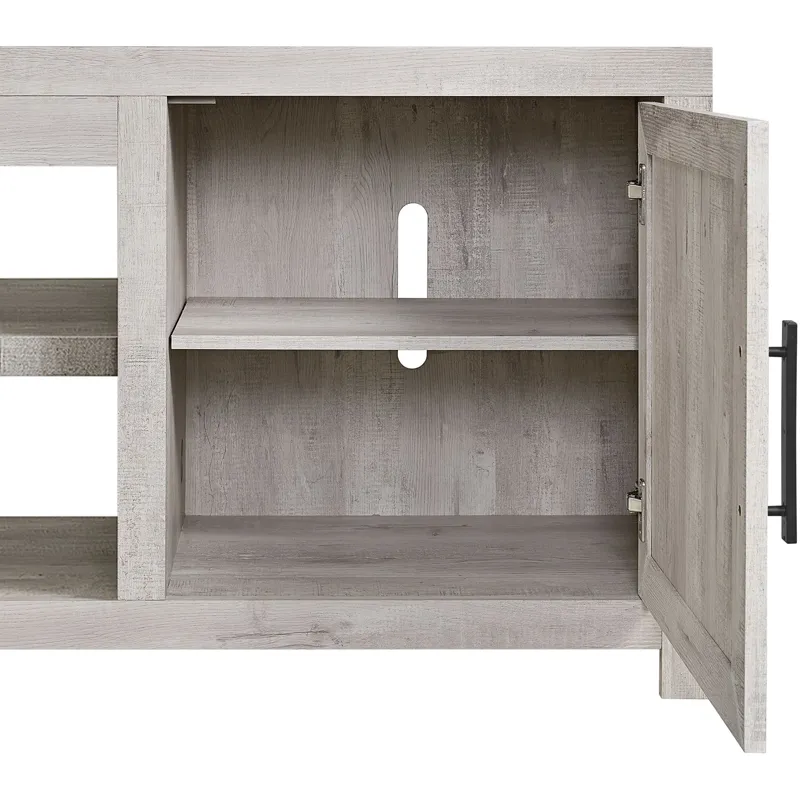 Eleanor 71" TV Console without Fireplace Insert in White