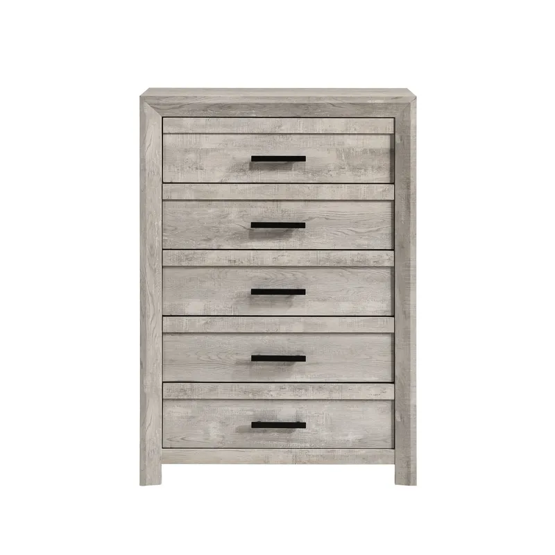 Eleanor 5-Drawer Chest in White