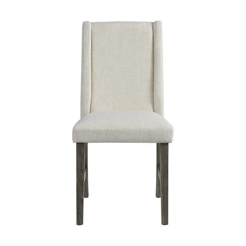 Eleanor Dining Side Chair with Heirloom Fabric in Mocha Grey (2 Per Carton)