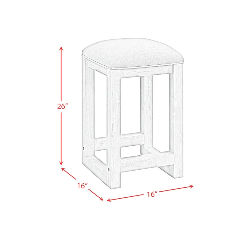 Eleanor Nesting Bar Table Single Pack (2 Tables + 3 Stools) in White