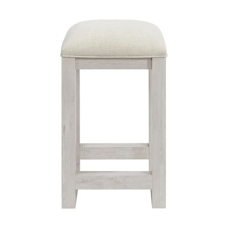Eleanor Nesting Bar Table Single Pack (2 Tables + 3 Stools) in White