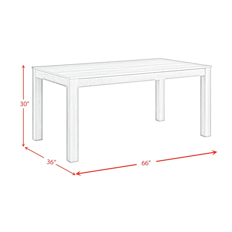Eleanor Rectangular Dining Table in Brown