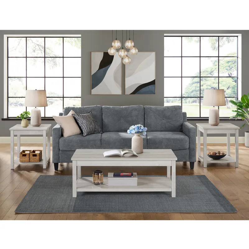 Eleanor Three Pack Occasional Set in White