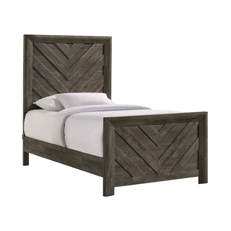 Eleanor Twin Bed in Mocha Grey