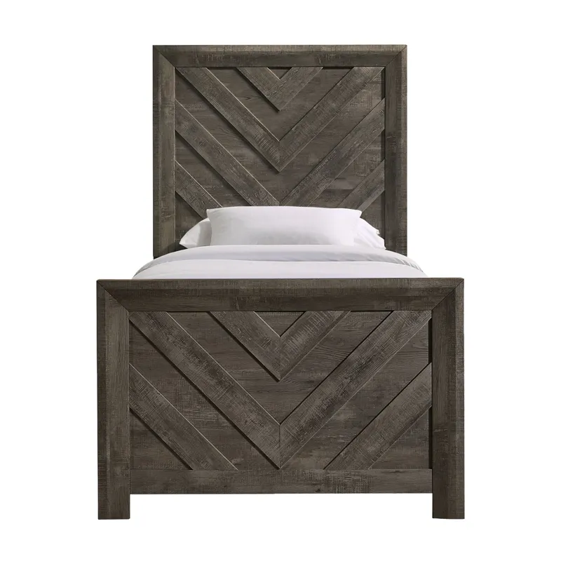 Eleanor Twin Bed in Mocha Grey